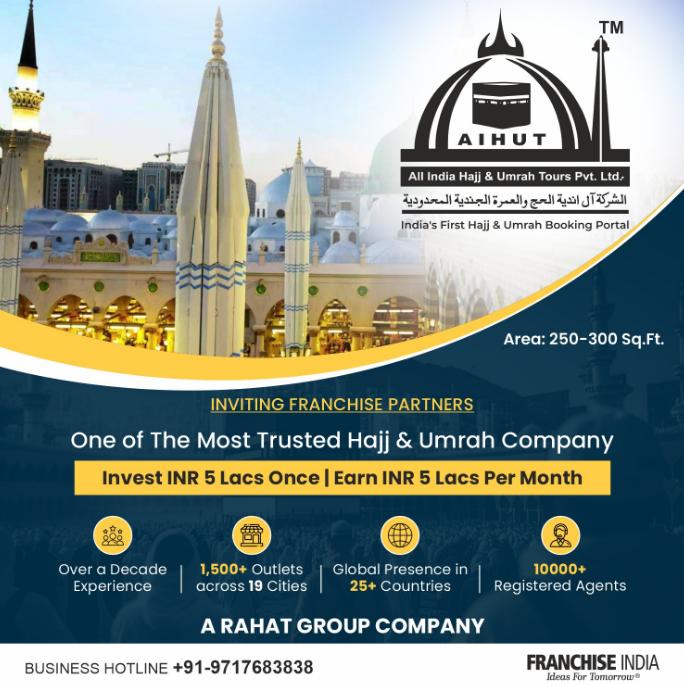 Are you ready to kickstart your own travel business-Franchise-AIHUT-All India Hajj and Umrah Tours Private Ltd-Stumbit Business